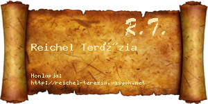 Reichel Terézia névjegykártya